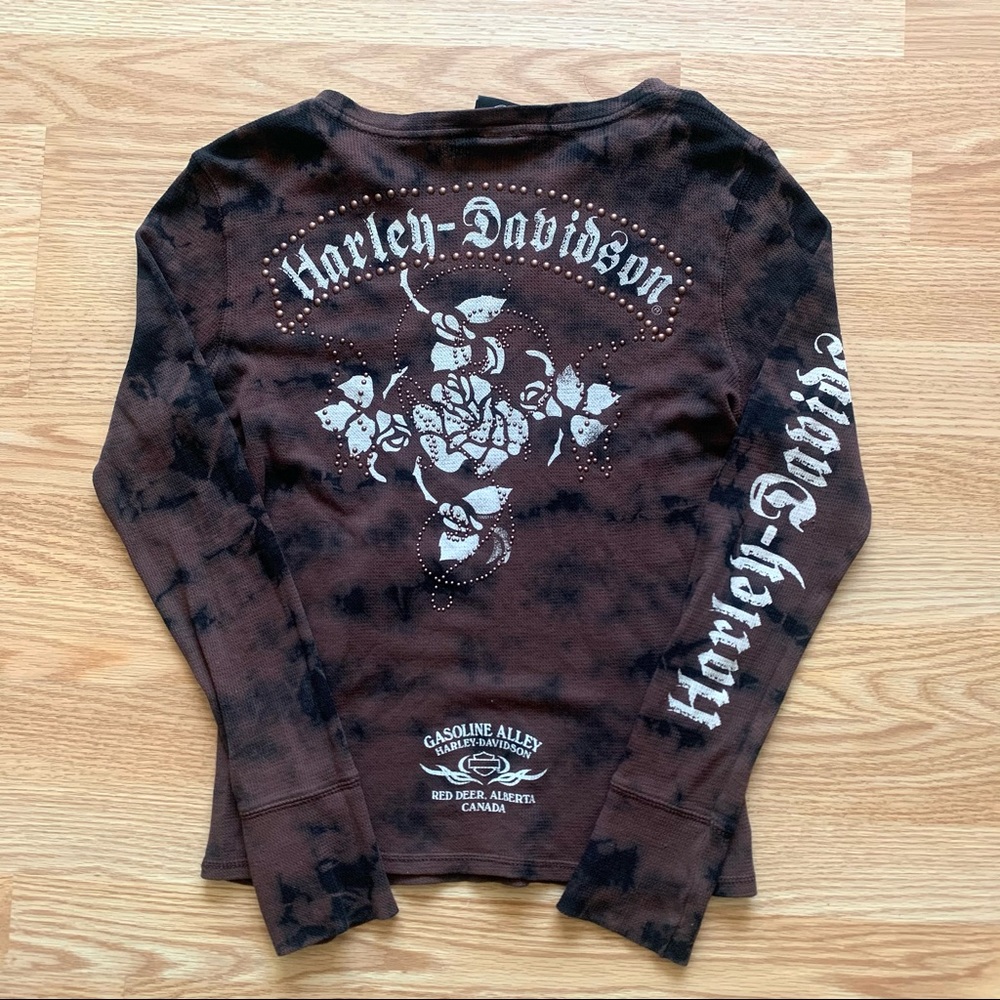 Y2K Double Sided Harley Davidson Top